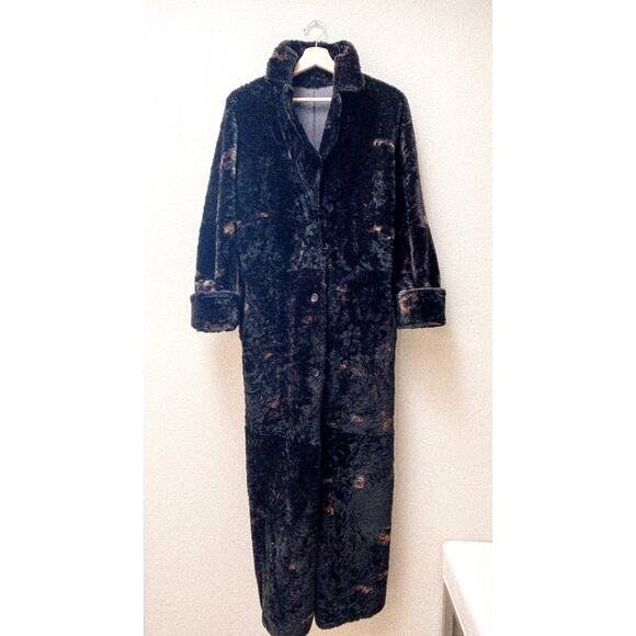 Olivieri Shearling Long Coat - Picture 4 of 12